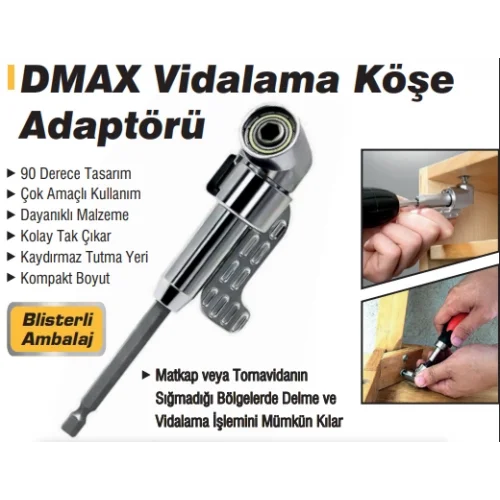 Dmax Vidalama Köşe Adaptörü 140 mm DMX4543