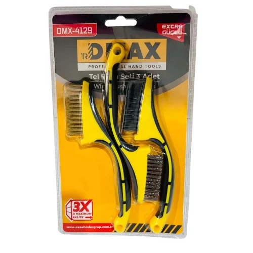 Dmax Profesyonel Tel Fırça Seti 3 Parça 7 Inch - 3 Parça DMX4129