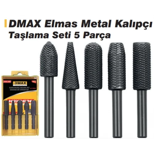 Dmax Elmas Metal Kalıpçı Taşlama Seti 5 Parça DMX4138*10X