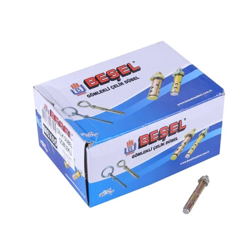 BEŞEL ÇELİK DÜBEL GÖMLEKLİ M6*65 ÇD665