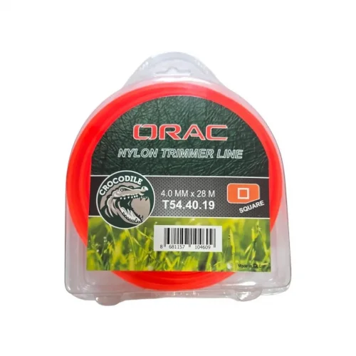 ORAC MİSİNA KARE KÖŞE SQUARE TURUNCU 4.0 MM*28M T54.40.19