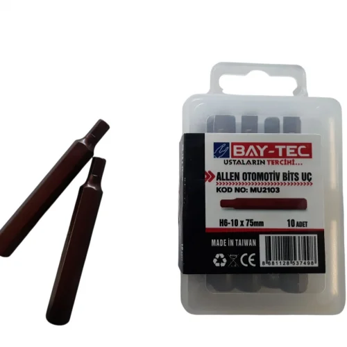 BAYTEC ALLEN OTOMOTİV BİTS UÇ H6-10X75 MM 10 ADET