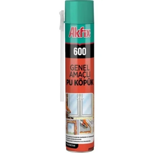 AKFİX POLİÜRETAN KÖPÜK 750 ML  600 GRAM