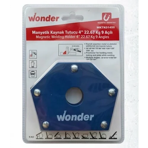 Wonder Manyetik Kaynak Tutucu 4 22,67 Kg 9 Açılı