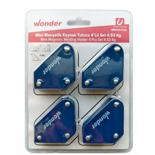 Wonder Manyetik Kaynak Tutucu 4lü Set 4,53 Kg