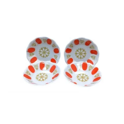 ASLAN-140K ( KIRMIZI BEYAZ ) ( MELAMİN ) ÇAY TABAK*25X20