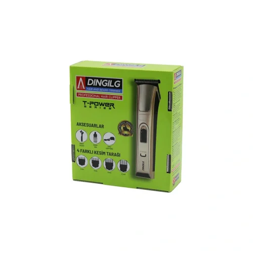 ASTRA SILVER RD-128 (T-POWER) SAÇ & SAKAL KESME TRAŞ MAKİNESİ (LED ŞARJ GÖSTERGE) (8 SAAT ŞARJ=60DK KULLAN)*40