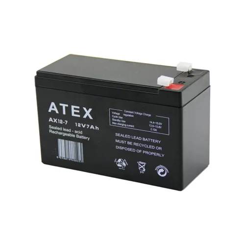 ATEX AX-12 ( KALIN ) KURU AKÜ ( 12V-7AH ) AMPER*10