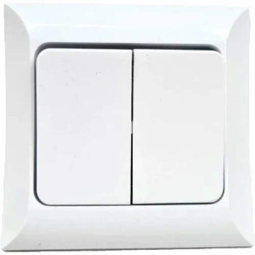 ATOM KOMİTATÖRLÜ 2Lİ ANAHTAR PRİZ*12X10