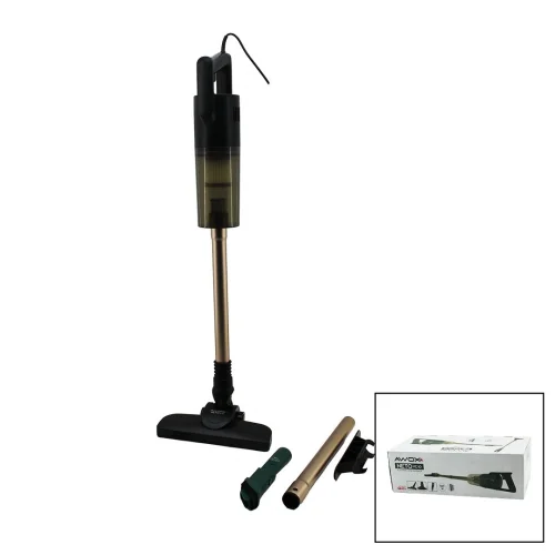 AWOX NETO VC-10 ( GOLD METAL SAPLI ) ( DİK ) ELEKTRİKLİ SÜPÜRGE ( 500W ) (5MT KABLO) (SAP=75+35=110CM) (HEPA FİLTRE)*6