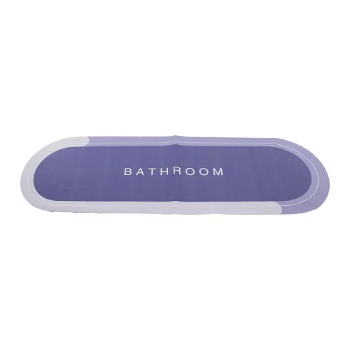 BAROTTİ DMR-4807 ( OVAL ) ( DÜZ RENKLİ ) ( 116 X 37.5CM ) ( SU EMİCİ & SİHİRLİ ) BANYO PASPASI ( ELASTİK )*50