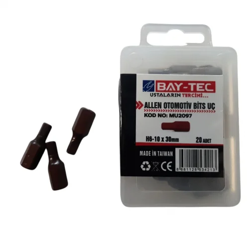 BAYTEC ALLEN OTOMOTİV BİTS UÇ H6-10X30 MM 20 ADET