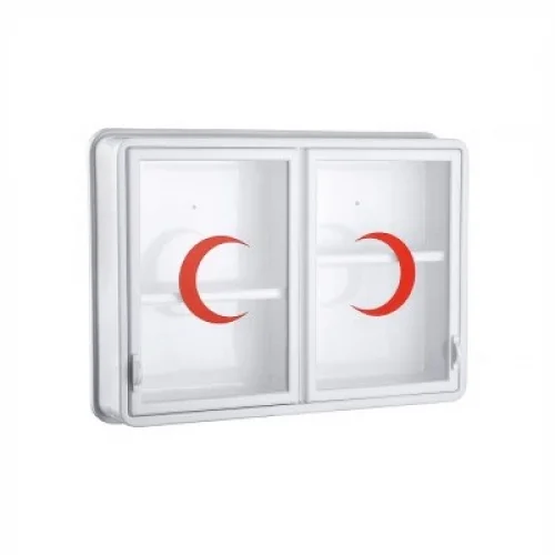 ÇELİK AYNA-156 ( CAM ) ( 2 KAPAKLI ) ECZA DOLABI*10