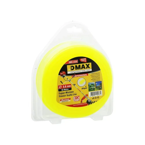 DMAX DMX-4326 ( 6GEN ) ( 3.0MM X 50MT ) ÇİM BİÇME TIRPAN MİSİNASI*30