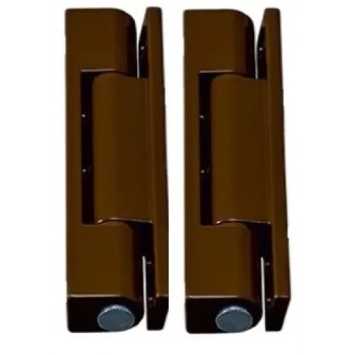 DÜZ METAL ( KAHVERENGİ & METAL ) ( 75MM & PVC PENCERE ) MENTEŞE*20X10