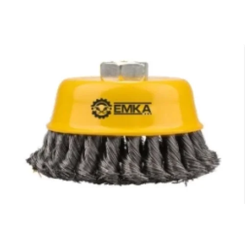 EMKA 5202-100 BURGULU KÜP FIRÇA 75MM