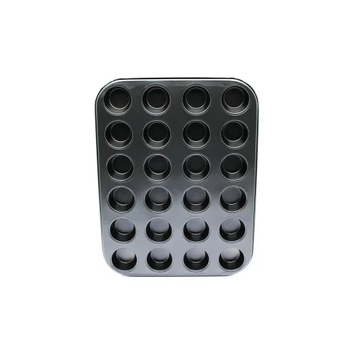 ENFA ENF-409 ( 24 GÖZLÜ ) ( METAL ) ( MUFFIN ) KEK KALIP ( MİNİ= ÇAP:4CM ) ( 26.5 X 35CM )*60