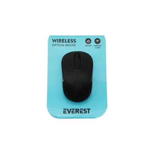 EVEREST SM-804 ( WİRELESS & KABLOSUZ ) (1600DPI) USB OPTİCAL MOUSE ( VAKUM AMBALAJ )*80