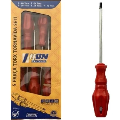 HON 5 PARÇA TORX TORNAVİDA SETİ