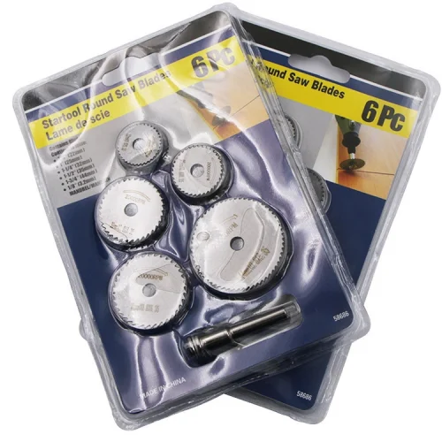 HSS ROUND SAW BLADES-58686 ( 6PCS ) MİNİ YUVARLAK TESTERE BIÇAKLARI 22---44MM