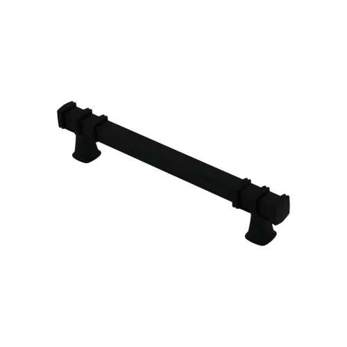 İBİCO-962 ( 12.8CM ) ( YÜZÜK SİYAH & KULP SİYAH ) ( KARE ) ÇEKMECE KULP*10X5