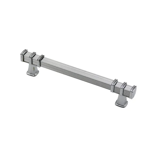 İBİCO-969 ( 12.8CM ) ( YÜZÜK KROM & KULP KROM ) ( KARE ) ÇEKMECE KULP*10X5