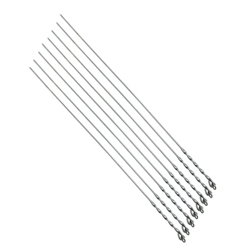 İBİCO C-700 ( CİĞER & DOMATES ) ( İNCE YASSI & BURGULU ) ( 50CM ) METAL MANGAL ŞİŞİ*100X5