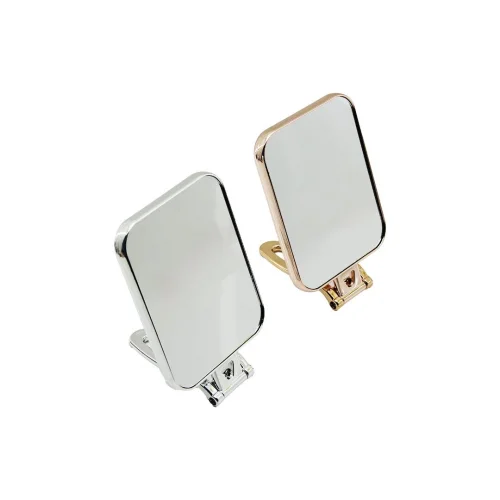 İBİCO İ15-017 -950-3 ( DİKDÖRTGEN ) ( 15X11.5CM ) MAKYAJ AYNASI ( ÇİFT TARAFLI ) ( BRONZ & GÜMÜŞ PLS.ÇERÇEVE ) ( KATLANIR AYAKLI )*72