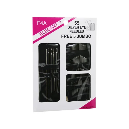 İBİCO İ20-004 F4A ELEGANT KF-635 ( 55PCS ) FREE 5 JUMBO İĞNE SETİ  ( 5 YORGAN + 50 DİKİŞ İĞNE SETİ )*24X30