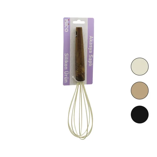İBİCO İ22-018 ( 25CM ) ( SİLİKON ) ÇIRPICI ( AHŞAP AKASYA SAPLI )*6X24