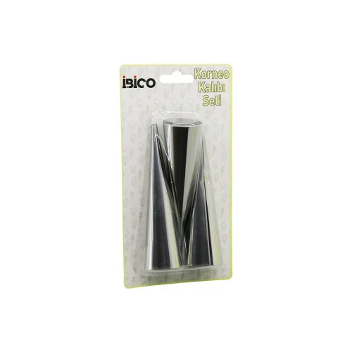 İBİCO İ22-160 ( 3PCS ) (METAL) KORNEO KALIP & PASTA DEKORASYON APARATI (ÇAP:3.4CM X UZUNLUK:12CM) (BRKT-921602)*240