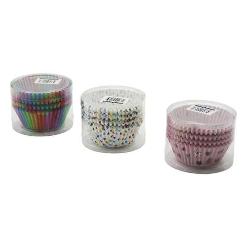 İBİCO İ22-173 ( 100PCS ) ( YUVARLAK & İNCE ) MUFFİN KAĞIT KEK KAPSÜLÜ ( AĞIZ ÇAP: 6.5CM & DERİNLİK: 2.5CM )*12X24