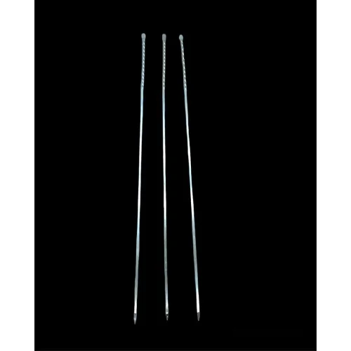 İBİCO K-300 ( KUŞBAŞI ) ( KALIN KARE & BURGULU ) ( 50CM ) METAL MANGAL ŞİŞİ*100X5