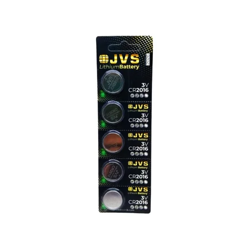 JVS CR-2016 ( PARA PİL ) ( 3V ) ( 5Lİ KART )*400