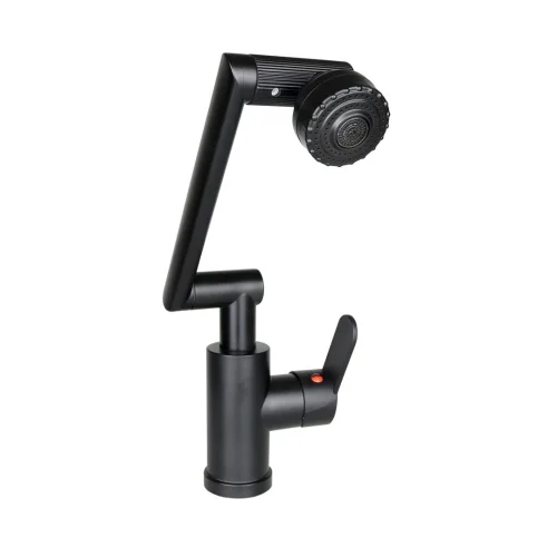 KINETEX KTX-3307 ( SİYAH & 1080° ) ÇOK FONKSİYONLU MUSLUK BATARYA*24