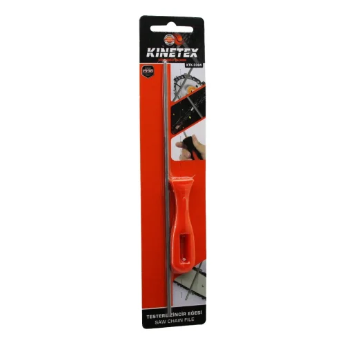 KINETEX KTX-3384 TESTERE ZİNCİR EĞESİ ( METAL ) ( 24.3CM ) ( RENKLİ PLASTİK SAPLI=8.8CM ) ( TOPLAM UZUNLUK = 33 CM )*10X25