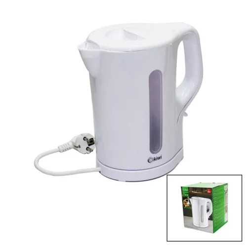 KİWİ KK-3304 ( PLASTİK ) KETTLE SU ISITICISI  (BEYAZ) ( 1.7LT ) (2000W) (OTOMATİK KAPANMA & 360° GÖVDE & KABLO SAKLAMA)*12