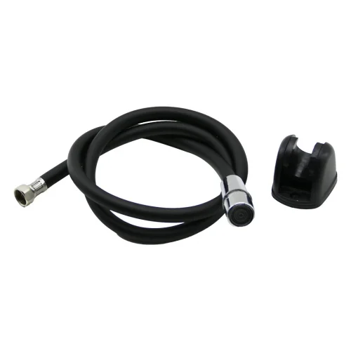 KRT-1030 ( SİYAH PLASTİK ) ( PERLATÖRLÜ ) ( TAHARETMATİK ) HORTUM ( 120CM ) ( TAHARATMATİK )*100