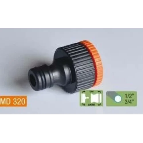 MEDALYAN MD-320 ( DİŞİ 1/2-3/4 ) MUSLUK BAĞLANTI ADAPTÖRÜ*25X48