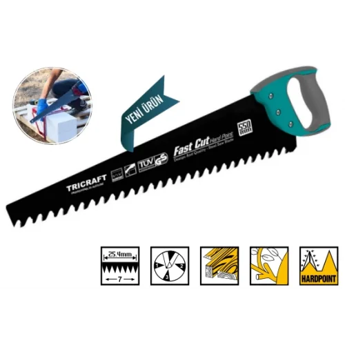 MEŞEM GAZ BETON TESTERESİ 550 MM 7010*6X