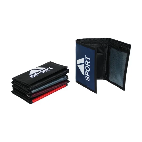 MKM ( 02-90-15 ) SPR-200 ( CIRTLI & FERMUARLI ) SPORT CÜZDAN ( RENKLİ BEZ )*12X40