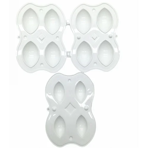 NATUREL RT-680 PLASTİK 4LÜ İÇLİ KÖFTE YAPMA KALIP APARATI*48