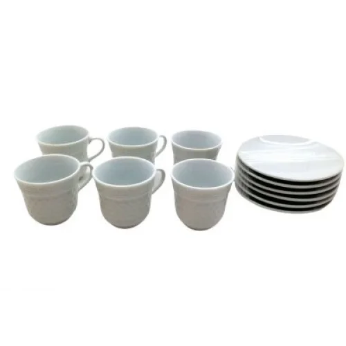 NEWLİFE CLKN-1652-A-B-C-D-E-H ( 12PCS=6-TAKIM ) PORSELEN KAHVE FİNCANI*18