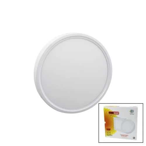 NİSALUCE EPL-24SÜ (24W) (BEYAZ METAL KASA) (SIVA ÜSTÜ) (YUVARLAK) LED SLİM PANEL (1680LM) (BEYAZ=6500K) (30.000 SAAT ÖMÜR)*10