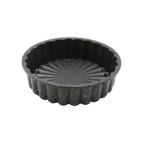 NUR IŞIK ( 26CM ) ( DÖKÜM ) ( TART & KEK ) KALIP ( SİYAH )*30