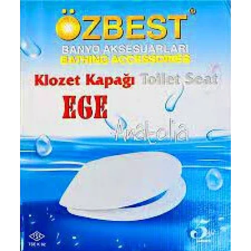 ÖZBEST ( EGE & ANATOLİA) ( DÜZ KLASİK ) LÜX KLOZET KAPAK (KUTULU AMBALAJ )*10=K