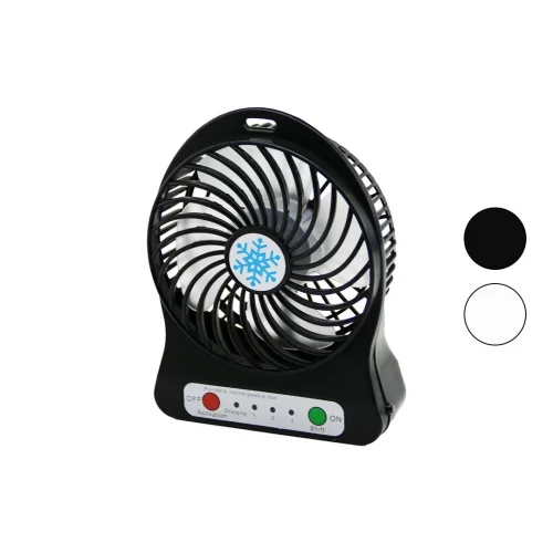 PORTABLE FAN DEMPOWER DP-590 ( MİNİ FAN ) ( USB ŞARJLI ) MASA ÜSTÜ ( MİNİ VANTİLATÖR ) ( 3 KADEME HIZ ) ( ÇAP:10.2CM & Y: 13.8CM )*100