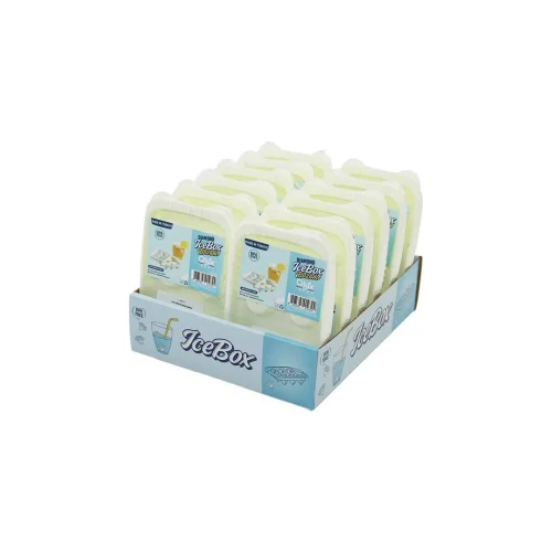 QLUX L-00932 ( DIAMOND PİRAMİT ŞEKİL ) ( 6LI ) BUZLUK ( KAPAKLI ) ( PLASTİK )*24=K