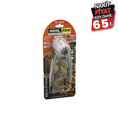 REAL ÖZS-1920 CEVİZ & FINDIK KIRACAK ( DÖKÜM METAL ) ( PASLANMAZ ) ( 2X GÜÇLÜ )*60