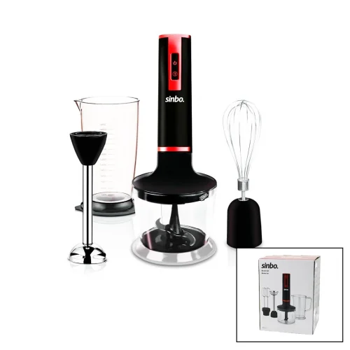 SİNBO SHB-3117 BLENDER SETİ (DOĞRAYICI & MİKSER & BLENDER) (2 KADEME HIZ) (DC MOTOR & 300W) (700ML HAZNE & 800ML ÖLÇÜ KABI)*4